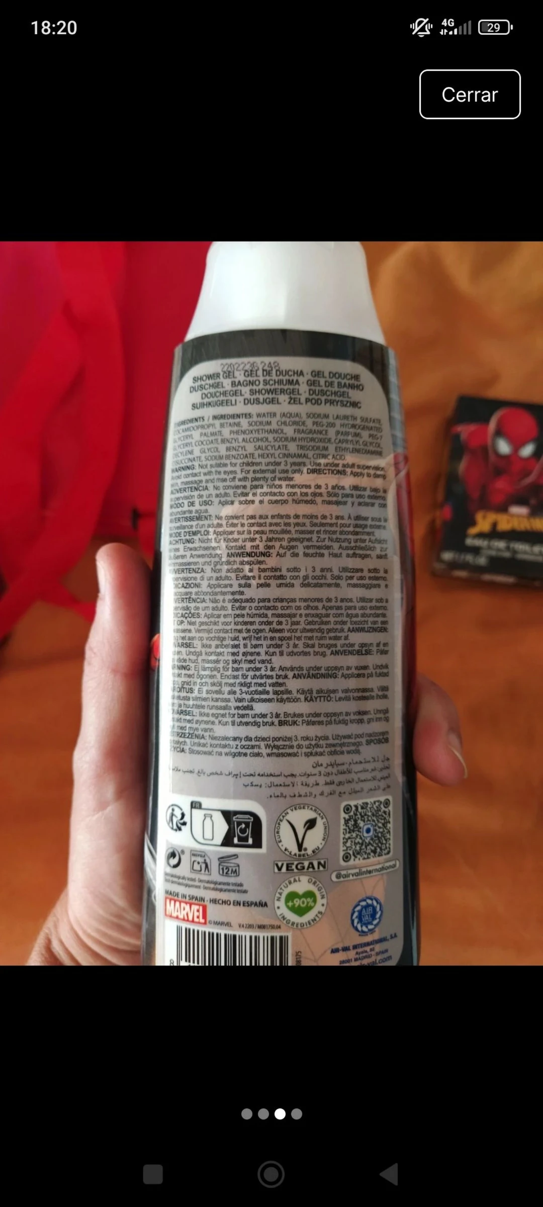 Set Spiderman mochila com gel e colônia – photo 3
